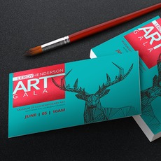 Metallic Flat Invitation Printing